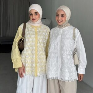 SOPHIA by Leody || (Kode 1822) Blouse Wanita Katun Atasan Baju Kemeja Poplin