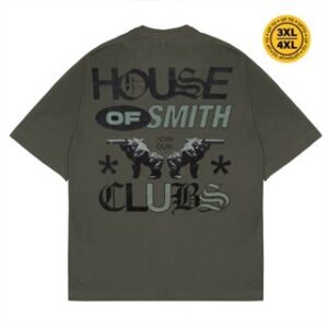 House of Smith Kaos Oversize Pria – Troops Oversized Tshirt Green #2 – Oversize T Shirt