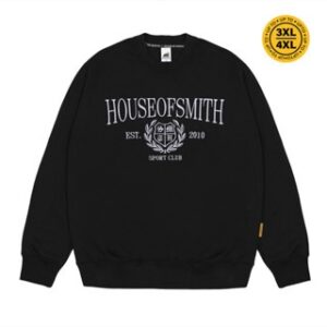 House of Smith Sweater Crewneck Oversize Pria – Univers Smith Oversized Crewneck Black