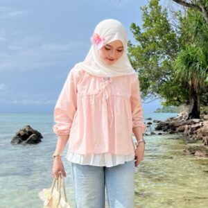 Pudding Shirt // Kemeja Wanita M [ bibbi ]