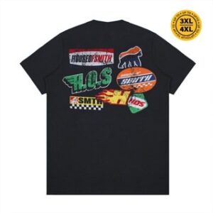 House of Smith Kaos Pria Lengan Pendek – Badge Tshirt Black #10 – T Shirt