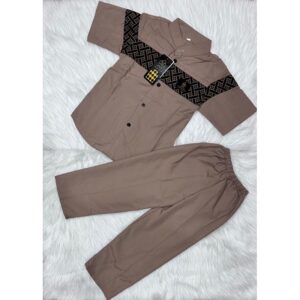YUWAY – Baju Koko Anak Laki Laki Setelan Koko kobata Anak Baju Muslim Anak