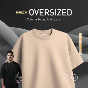 No Void Minds FORMLOCK TPF Oversized T-Shirt | Peach