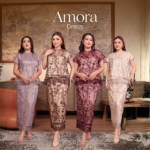 Amora Set Dress by Miss Nomi – Set Dress Lebaran | One set | Koleksi Raya | Lebaran Outfit | Dress Kondangan | Dress Pesta
