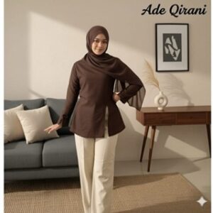 Blouse Wanita Atasan Muslimah Korean Style Ukuran Jumbo