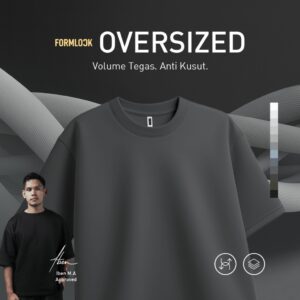 No Void Minds FORMLOCK Oversized T-Shirt | Ash