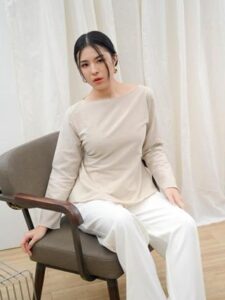 DEEPNY – Still Long Sleeve Top | Atasan Blouse Wanita