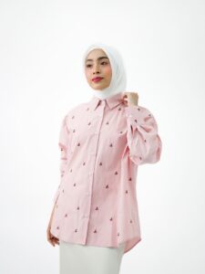 SLIMAH – Cherry On Top Kemeja Atasan Wanita