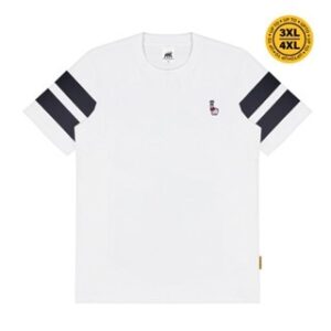 House of Smith Kaos Pria Lengan Pendek – Stripaca Tshirt White #4 – T Shirt