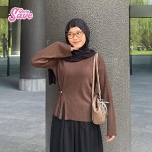 Bianca Blouse Knit – Atasan Rajut Wanita
