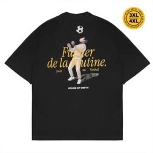 House of Smith Kaos Oversize Pria – Fuguer Oversize Tshirt Black #2 – Oversize T Shirt