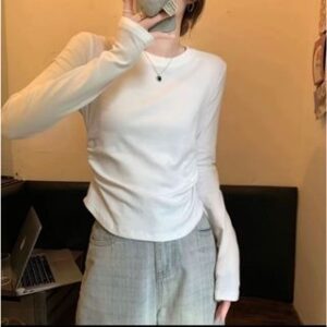 Atasan Wanita Knit Rib / April Top Baju Wanita Look Korean Style