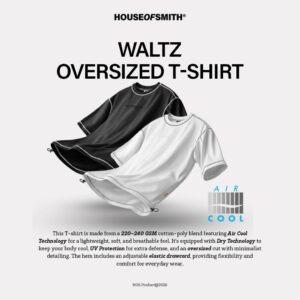 House of Smith Kaos Oversize Pria – Waltz Oversized Tshirt – Oversize T Shirt