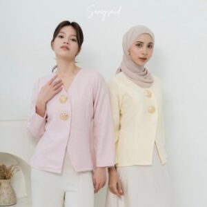 Lucy Top – Atasan Wanita Lengan Panjang – Blouse Wanita – Kemeja Wanita Fitted