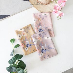 HIRA – LEAF Series Hijab Mirea Kafa Scarf Segiempat Voal Motif Printing Premium Lasercut