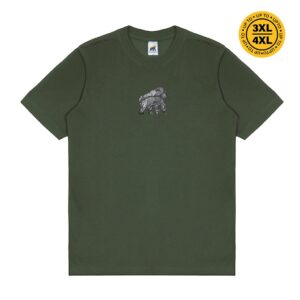House of Smith Kaos Pria Lengan Pendek – Foil Logo Tshirt Army – T Shirt