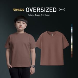 No Void Minds FORMLOCK Oversized KIDS T-Shirt | Espresso