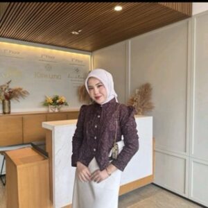 Flower Blouse – Blouse Bunga Bunga – Atasan wanita kondangan-Korean Blouse