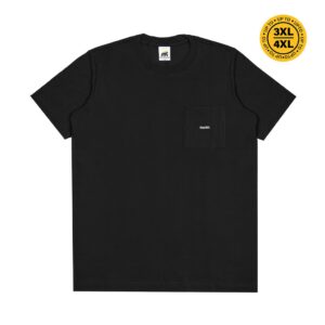 House of Smith Kaos Pria Lengan Pendek – Belwe Logo Pocket Tshirt Black – T Shirt