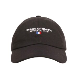 House of Smith Topi – Auth Cap Black #3 – Polo Cap hat