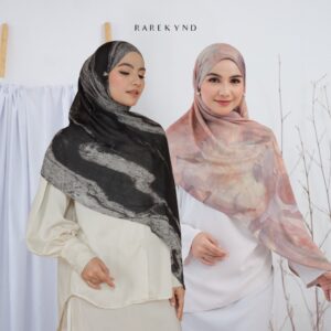 Rarekynd Hijab – Viscose Printed Modal Premium (Pashmina Motif Bahan Viscose) V1 dan V2