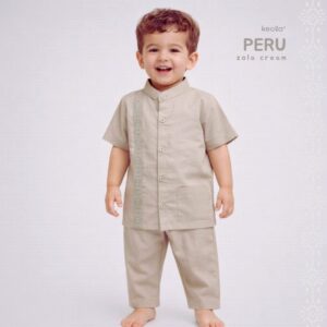 KEOLA – Peru Koko Set – Luxury Look for Little Gentleman | Baju Koko Anak Ramadhan (Setelan Muslim Koko Set Anak) Usia 1 – 6 thn