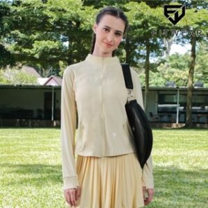 Fitwear Jaket / Jacket Olahraga Wanita YUHA HIGHNECK BACKMESH – XL – 2XL