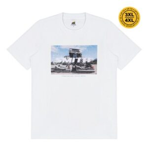 House of Smith Kaos Pria Lengan Pendek – Wreckage Tshirt White – T Shirt