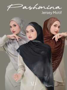 MUDY – Hijab Pashmina Motif Jersey Printing
