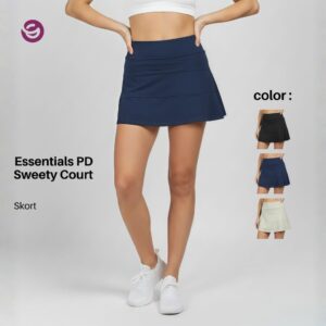 STRONGHER – ESS Sweety Court Skort – Rok Padel Tenis SportWear