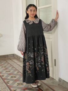 Geulis.id KIDS MIRABEL MAXI DRESS / DRESS ANAK / SARIMBIT LEBARAN / BAJU LEBARAN / LUMISVARA SERIES