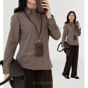 PISTACHIOS – Everyday Cotton Shirt | Kemeja Wanita | Atasan Wanita