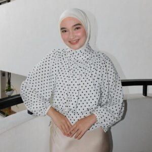 Micha Blouse Wanita Polkadot Katun By Cracktive