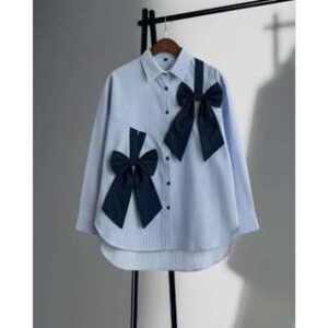 Vallina Outfit – Renata Blouse Top Kemeja Wanita Korean Style Atasan Kerja Premium Shirt