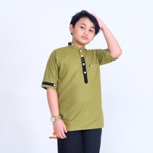 ORIZANO Set Koko Raffi Kids – Baju Koko Anak 1 – 14 Tahun Setelan Koko Anak Laki Laki Model Terbaru