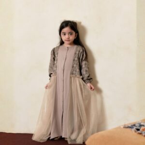 [HELLOMINI] 2-12T EID 2026 Azkia Premium Katun Nyaman | Dress Gamis Anak Perempuan Baju Lebaran Beige