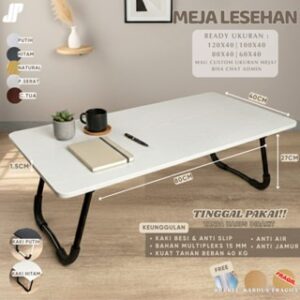 MEJA LAPTOP BESAR 80 x 40 DAN 60 x 40/MEJA LIPAT / MEJA LESEHAN / MEJA KERJA / MEJA BELAJAR / MEJA MAKAN / MEJA MENGGAMBAR / MEJA ANAK / MEJA GAME / MEJA MENGAJI /  MEJA MEWARNAI / MEJA SETRIKA / MEJA JUALAN / MEJA PORTABLE / MEJA MINIMALIS / MEJA KONTEN