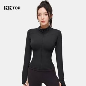 KKTOP – Jaket Olahraga Wanita Lengan Panjang Hijab Sport Untuk Yoga/Fitness Sport (J008)