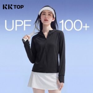 KKTOP – Jaket Olahraga Anti UV Wanita Baju Olahraga UPF100+ Breathable Outdoor Cepat Kering (J001)