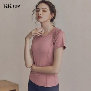 KKTOP – merek fashion musim panas bernapas mesh cepat kering T-shirt olahraga (K002)