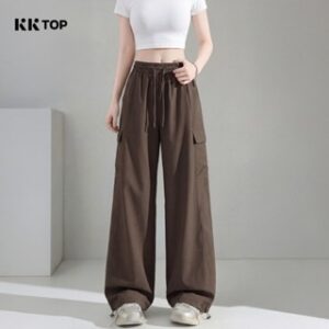 KKTOP – Celana Cargo Unisex Wanita – Training Jogger Outdoor Sejuk & Bernapas (Cargo002)