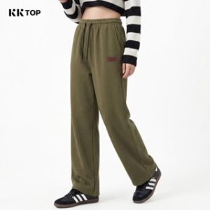 KKTOP – Celana Training Panjang Wanita Oversize Lembut & Nyaman untuk Olahraga & Hangout (C505)