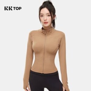 KKTOP – Jaket Sport Wanita Anti-UV UPF100+ | Slim Fit, Dingin, Nyaman, Bernapas, S–3XL (J008)